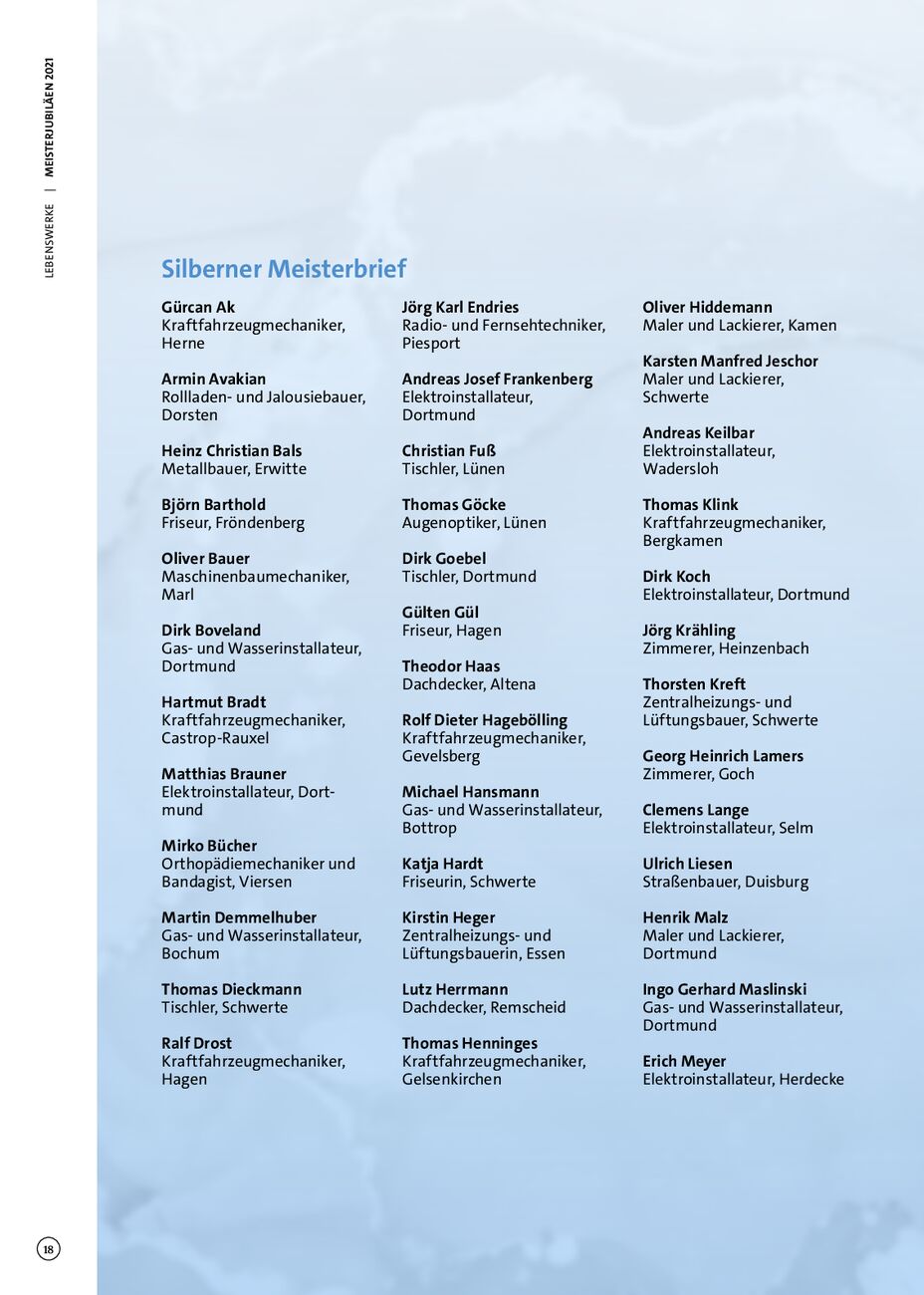 Handwerkskammer dortmund lebenswerke jubilare 2012 2024 es - Seite 18