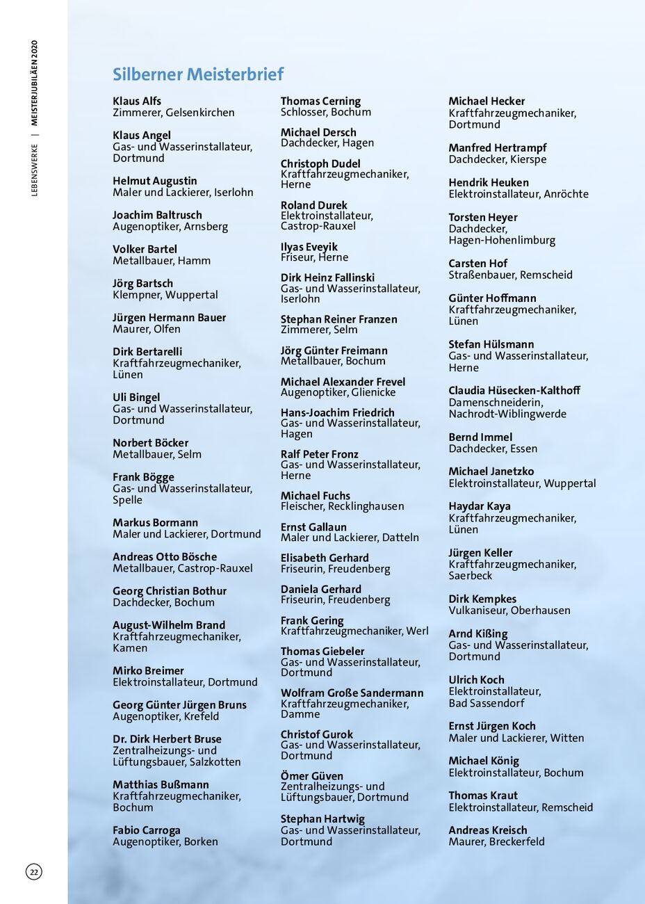 Handwerkskammer dortmund lebenswerke jubilare 2012 2024 es - Seite 22