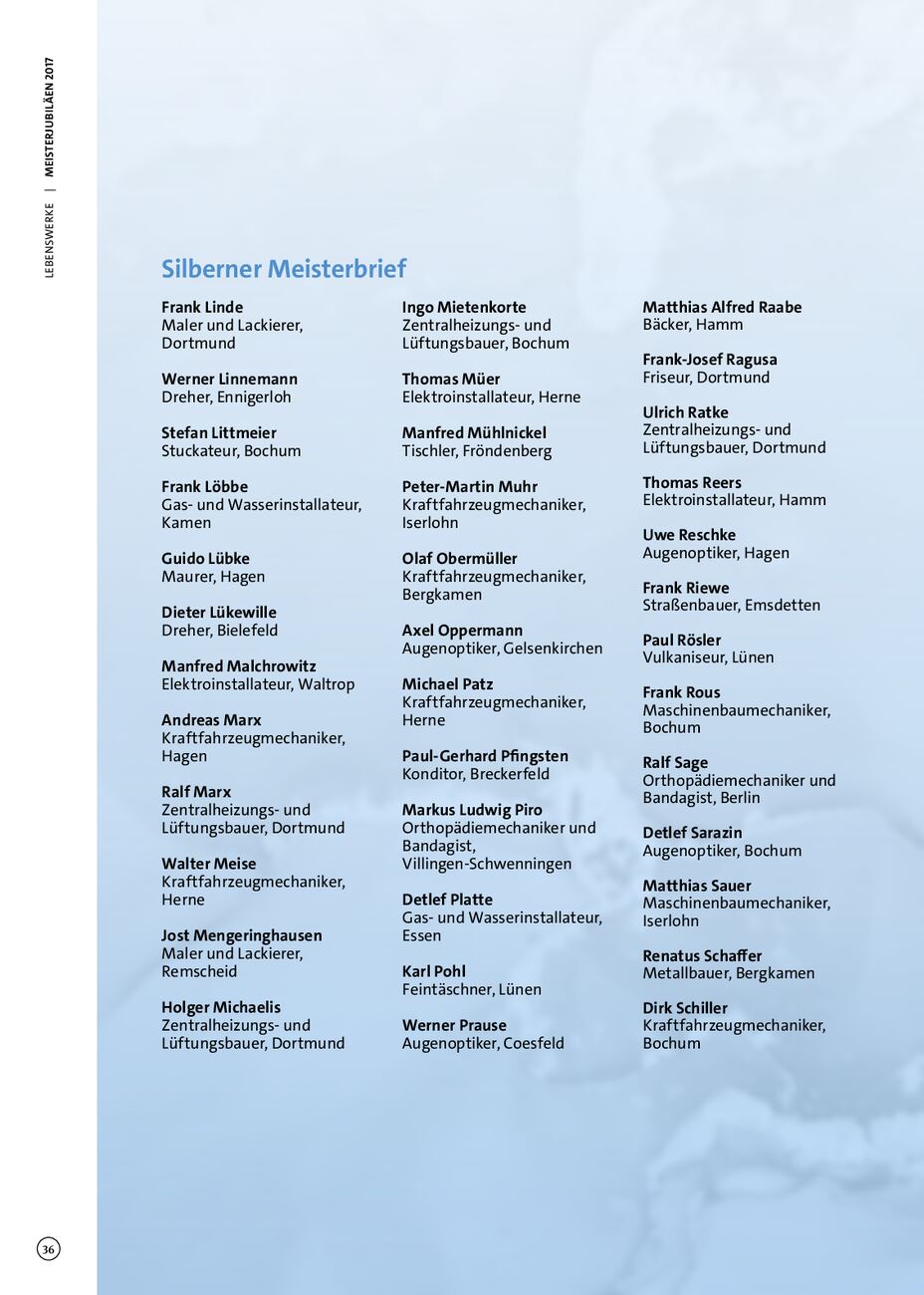 Handwerkskammer dortmund lebenswerke jubilare 2012 2024 es - Seite 36