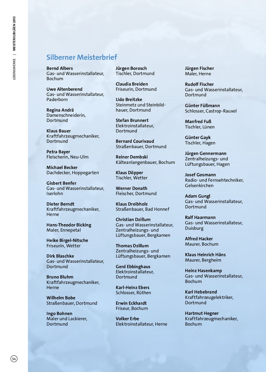 Handwerkskammer dortmund lebenswerke jubilare 2012 2024 es - Seite 54